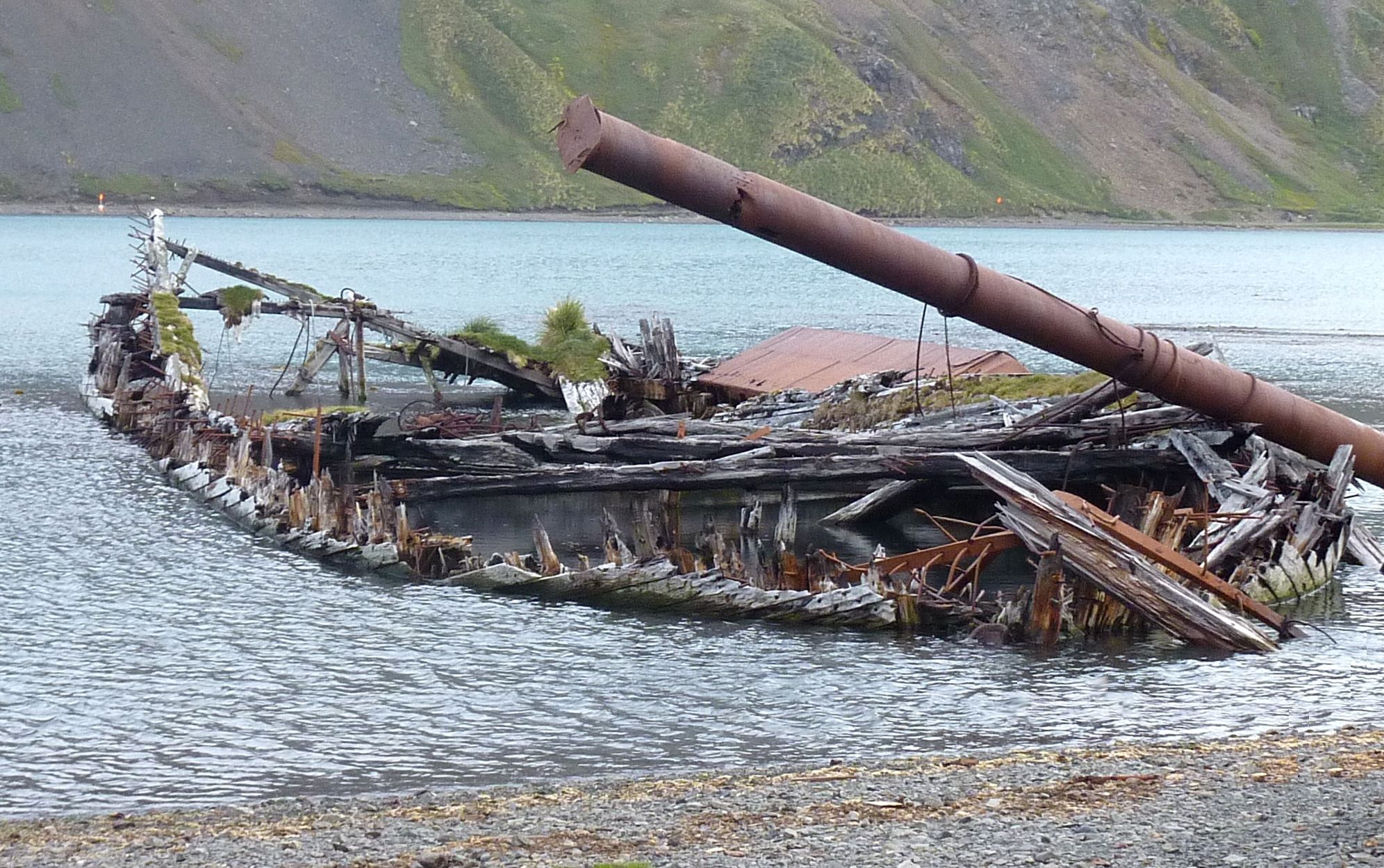 Southgeorgia-Grytviken-OldBoatFallenApart