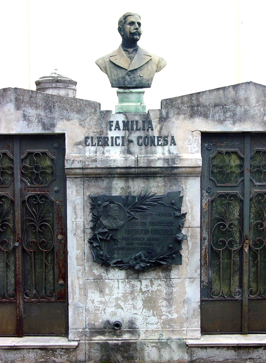 ArgentinaBuenosAires-Cemetery-GraveWithStatue%231--2697