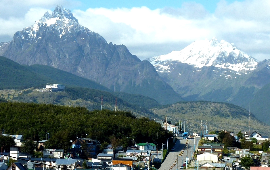 Ushuaia City and Mountains