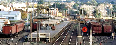 Ararat railway station 1981