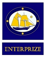 Cartoon enterprize ship