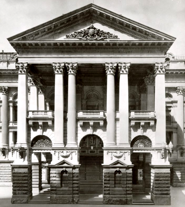 Town hall main entrance