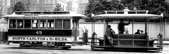 Melbourne early cable car