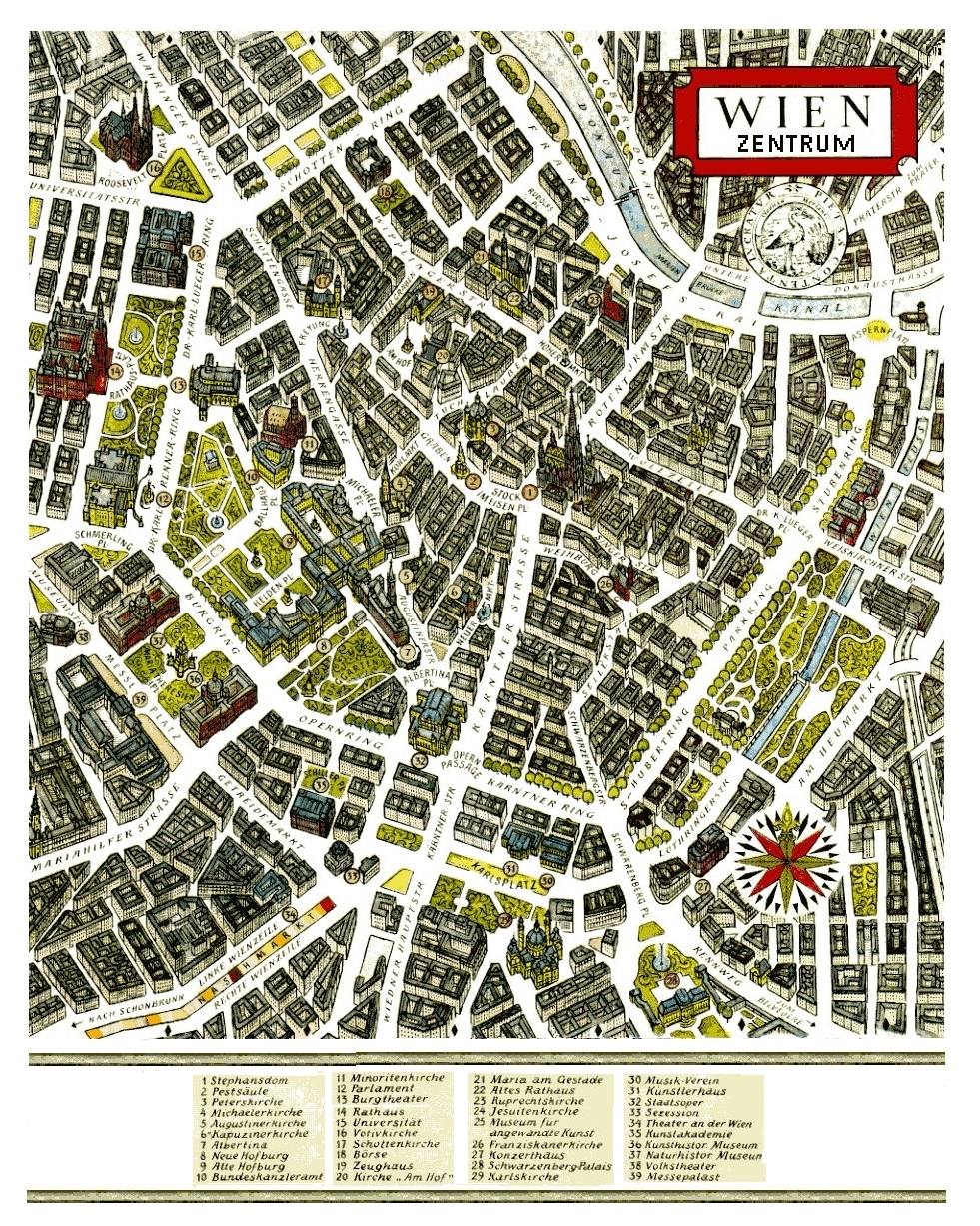 Vienna map