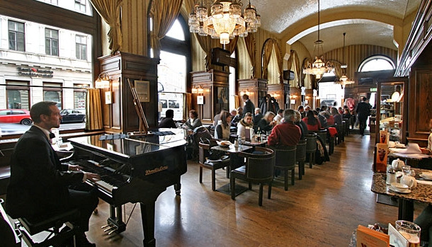 Austria Vienna cafe