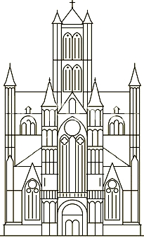 Gent St Nicholas church model