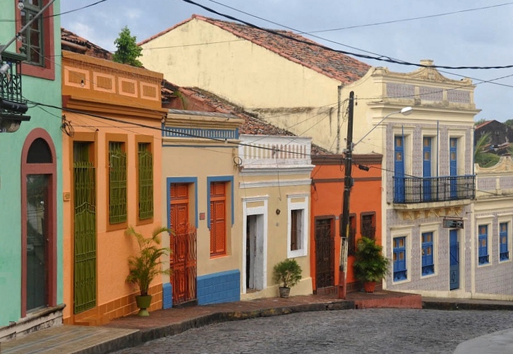 Colourful houses