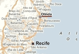 Olinda area map