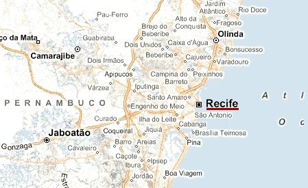 Recife map