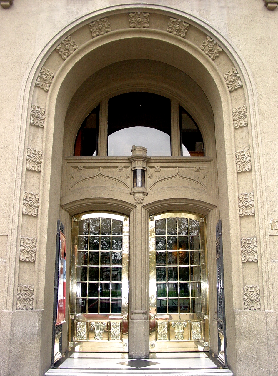 City bank entrance