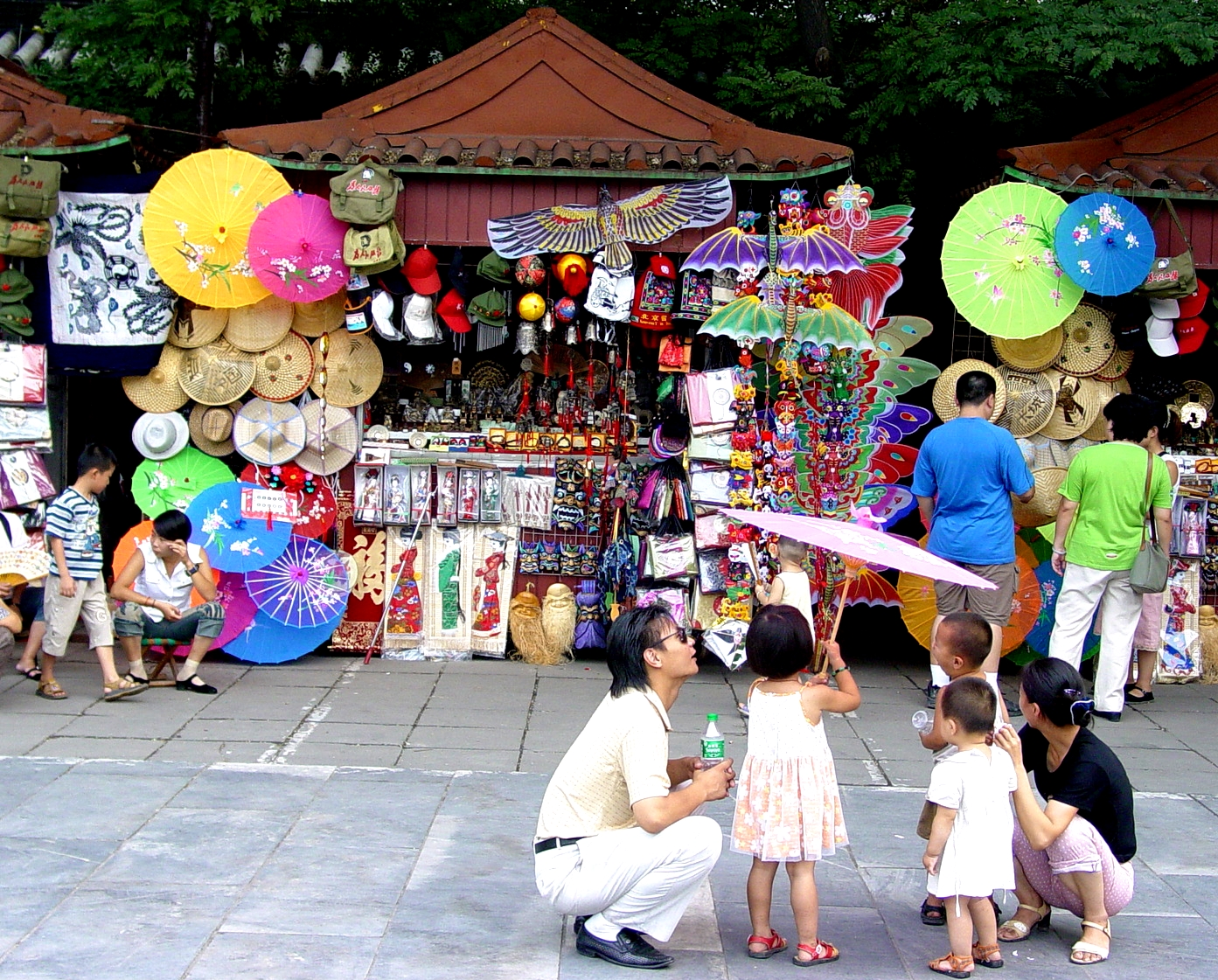 Art shop on street