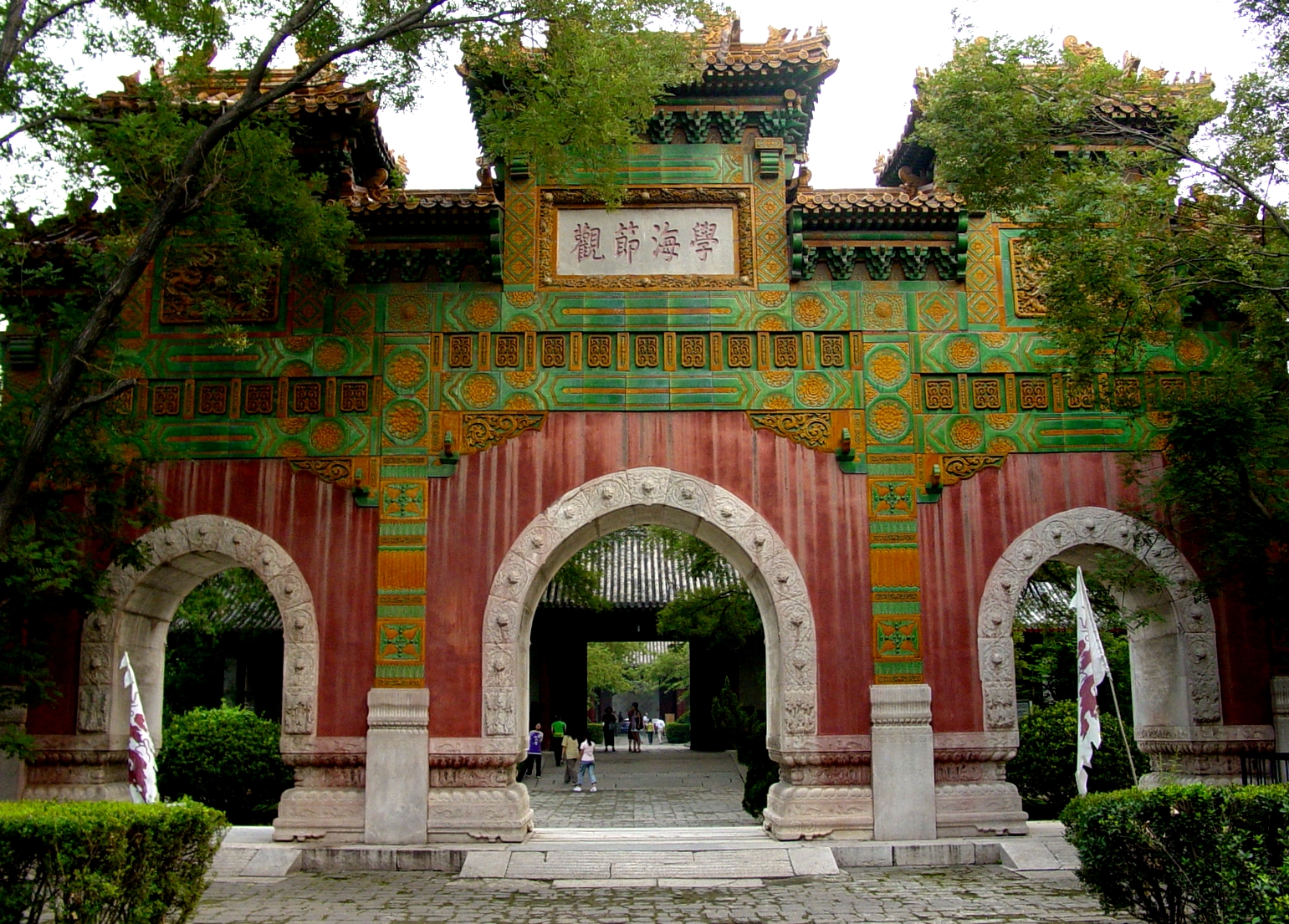 Big gate to temple area