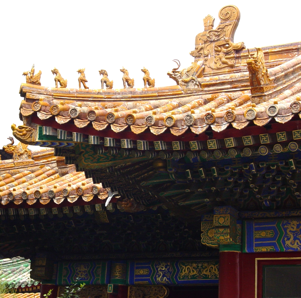 Forbidden city visitors