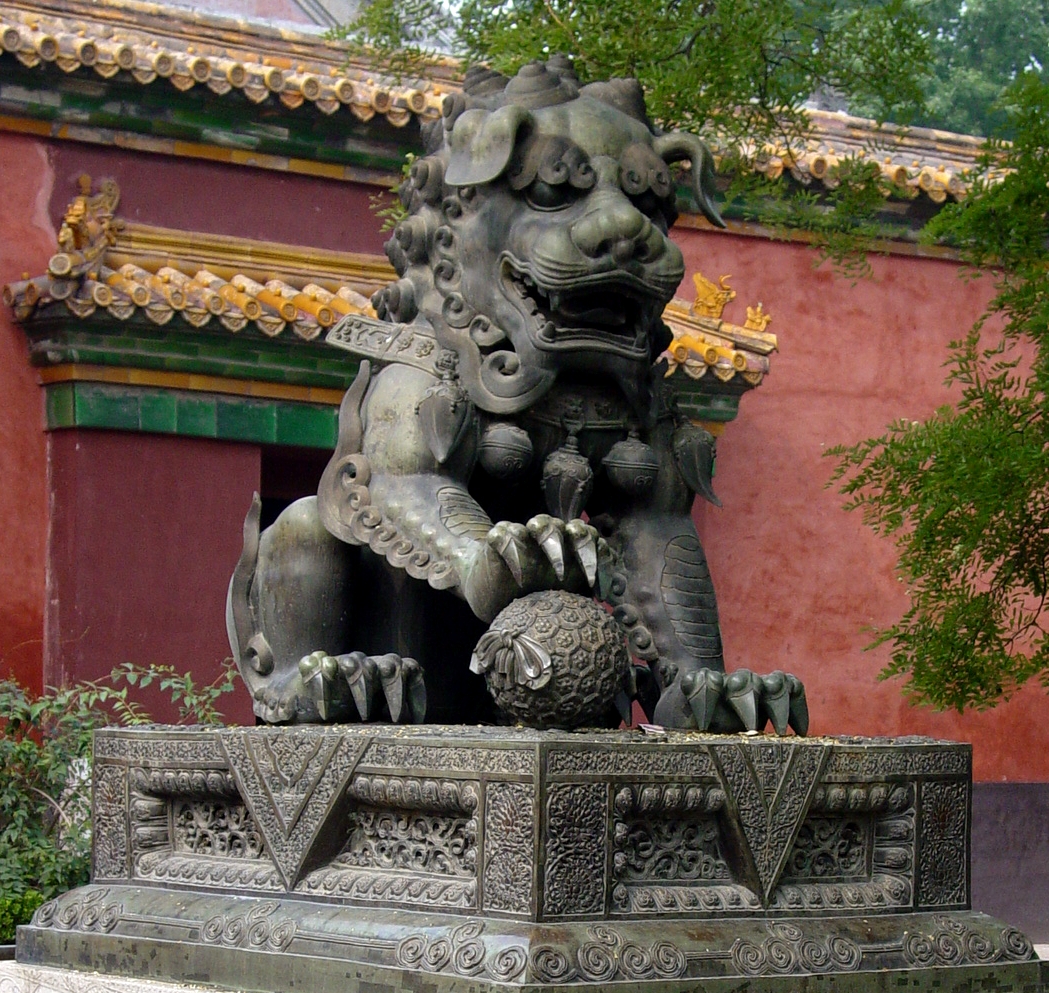 Lion statue