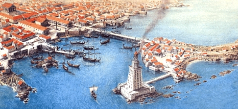 Alexandria Harbour and Lighthouse