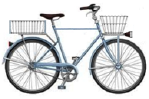 Cartoon bicycle