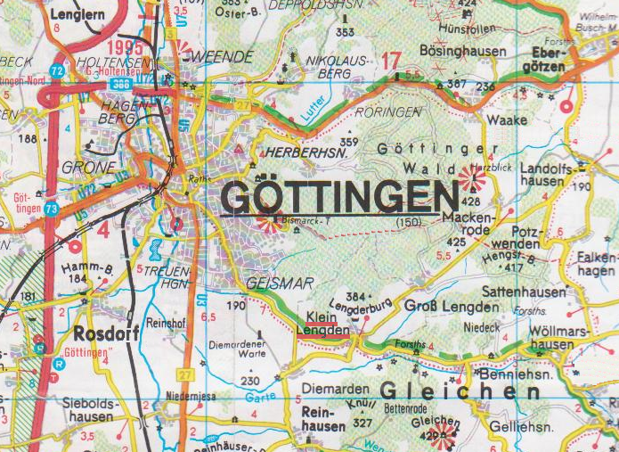 Klein Lengden map