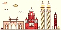 India Architecture Sketch