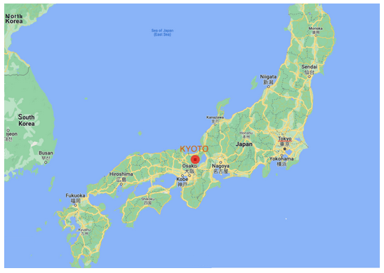 Kyoto map