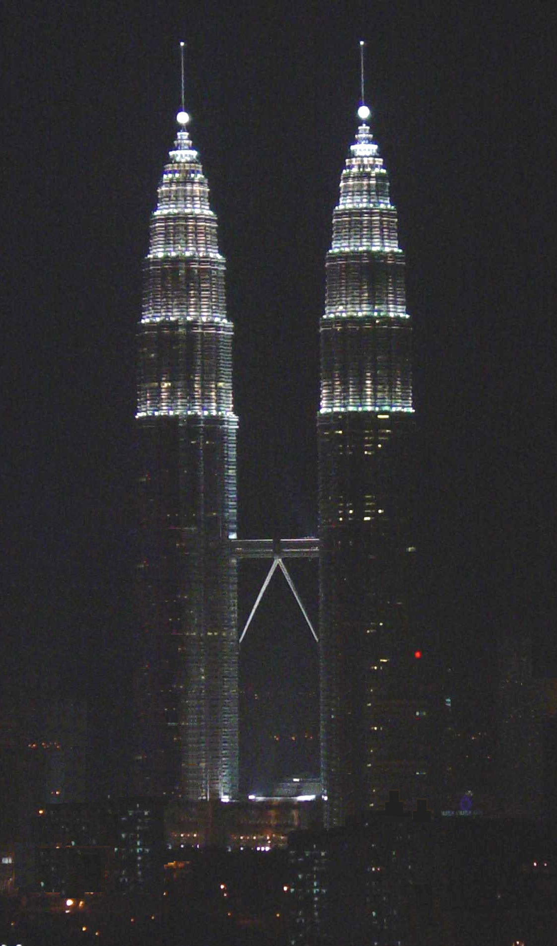 Petronas tower at night