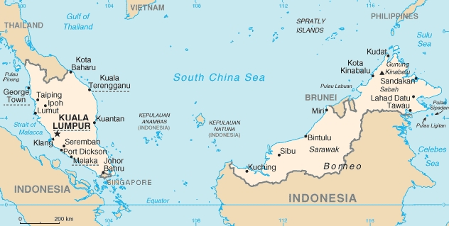 Malaysia Map