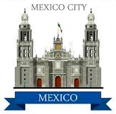 Mexico city cartoon