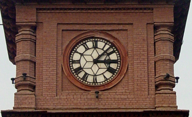 Old university clock