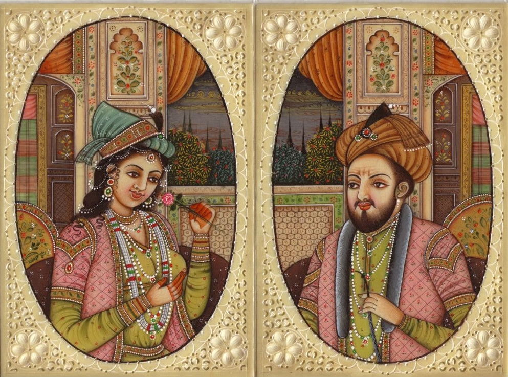 Painting Jahangar and Nur