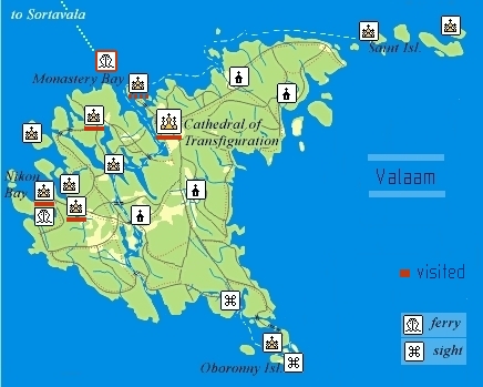 Valaam map