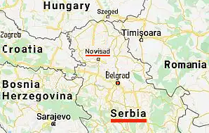Novisad map