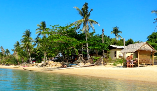 Beach and huts