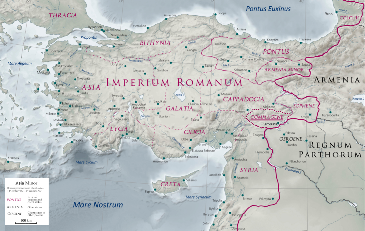 Nemrut Dagi map