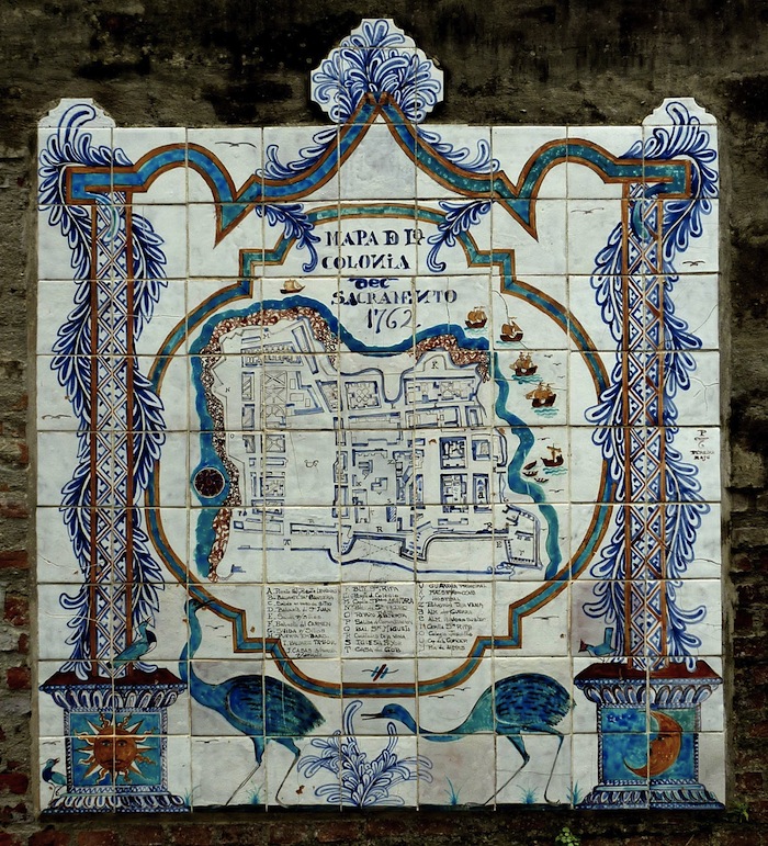 Historic City Plan On tiles