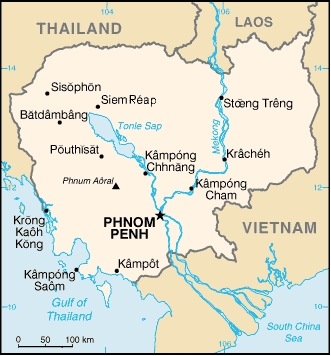 Cambodia Map